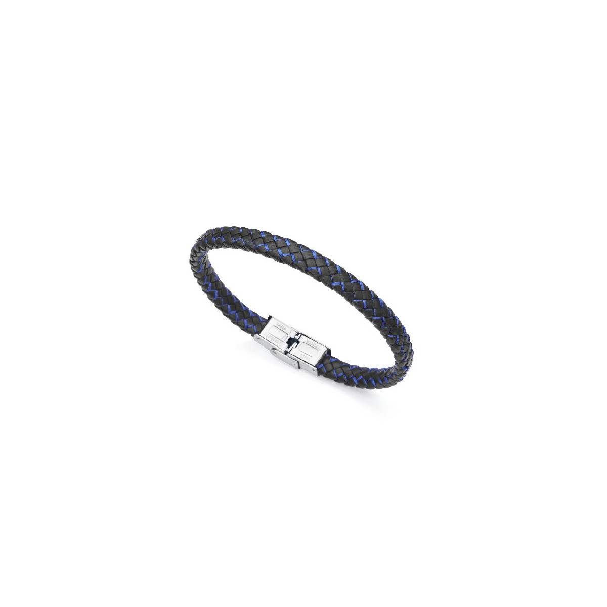 PULS ACERO PIEL NEGRA Y CORDON AZUL SR F - 14010P01013