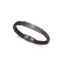 PULS ACERO IP NEGRO PIEL MARRON SR FN - 1478P01011