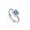 ANILLO PLATA DE LEY BAÑO RODIO SRA JEWEL - 13154A015-33