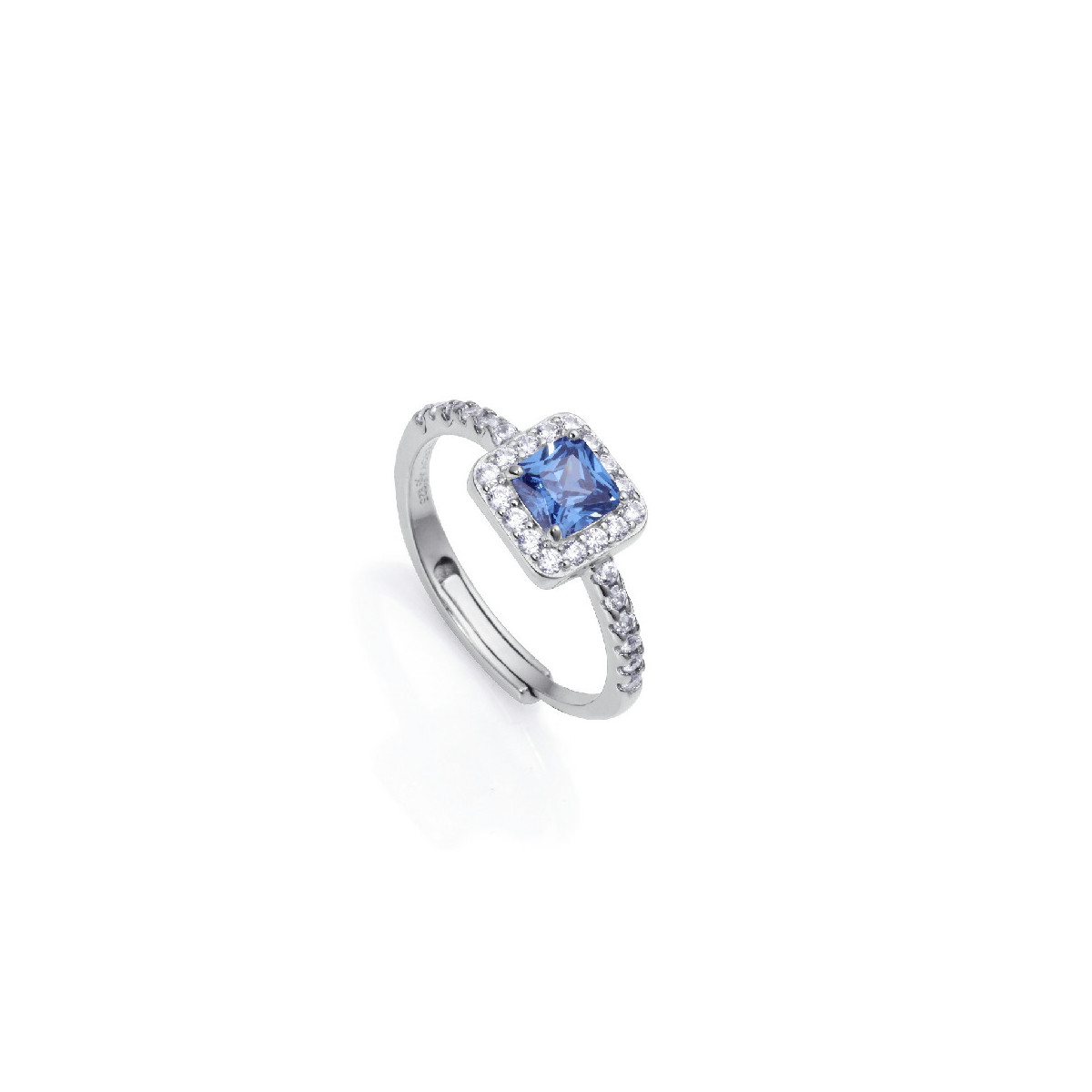 ANILLO PLATA DE LEY BAÑO RODIO SRA JEWEL - 13154A015-33