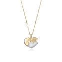 COLLAR PLATA DE LEY BAÑO ORO CZ SRA JEWE - 13187C100-00