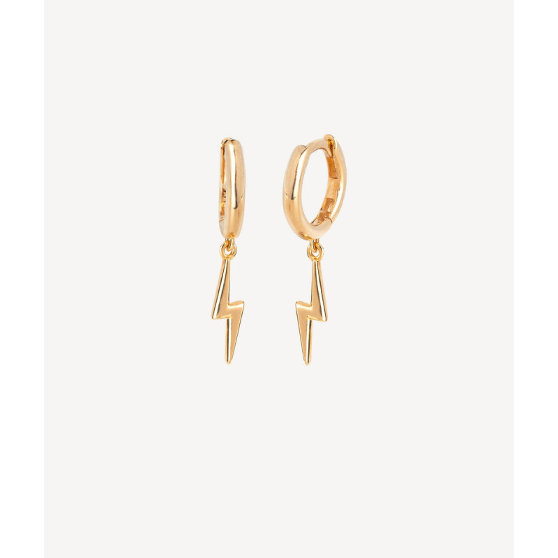 PENDIENTES VIDAL&VIDAL AROS RAYOS CHAPAD - G3378A
