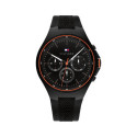 RELOJ TOMMY HILFIGER JUSTIN CAUCHO NEGRO - 1792056