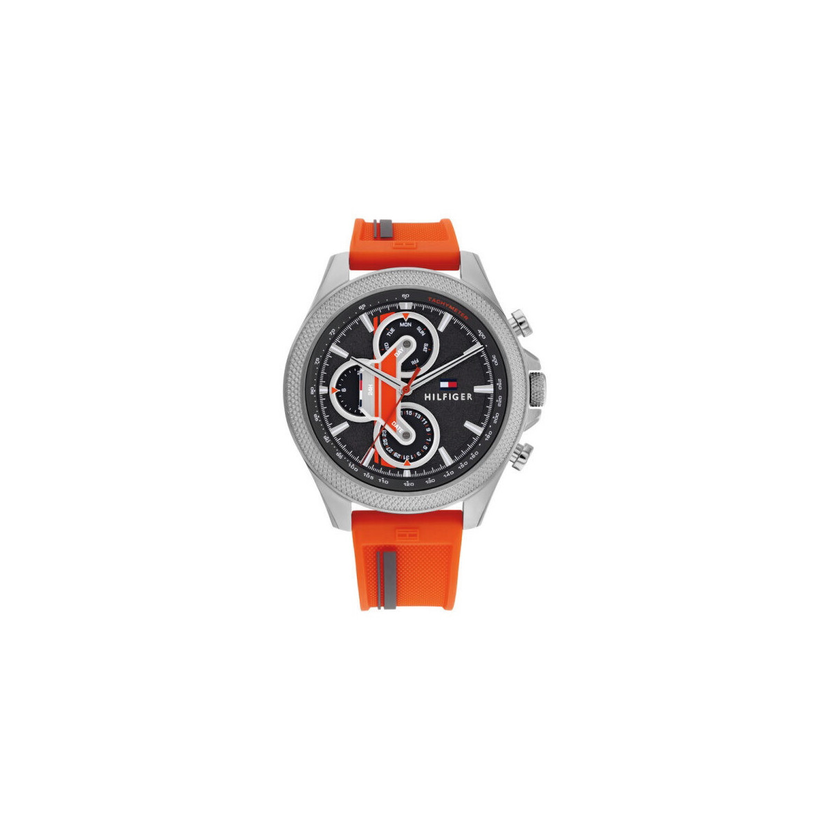 RELOJ TOMMY HILFIGER CLARK CAUCHO NARANJ - 1792084