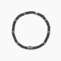 PULSERA PLATA Y PIEDRA VOLCANICA - 533584