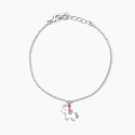 PULSERA MABINA UNICORNIO PLATA - 533774