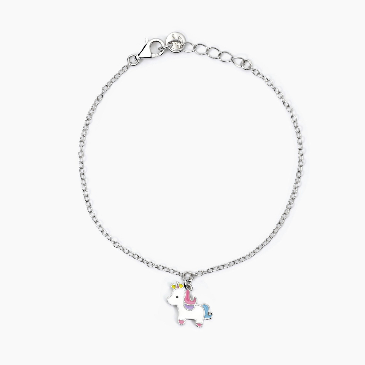 PULSERA MABINA UNICORNIO PLATA - 533774