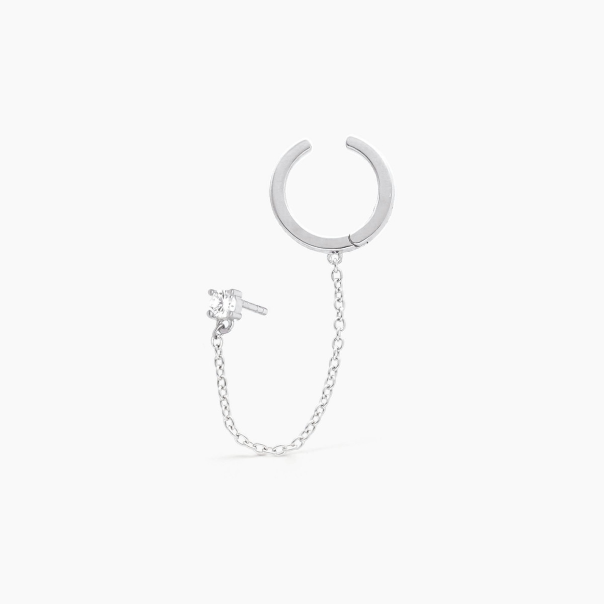 PENDIENTE EAR CUFF MABINA PLATA CADENA - 563372