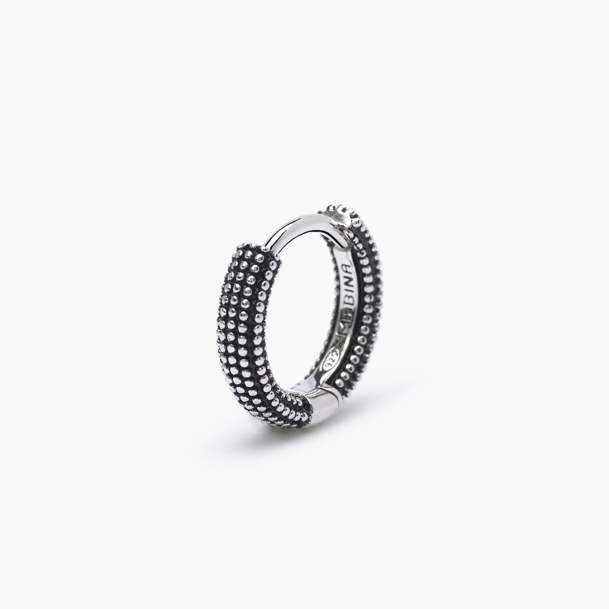 1 PENDIENTE PLATA ARO MABINA - 563537