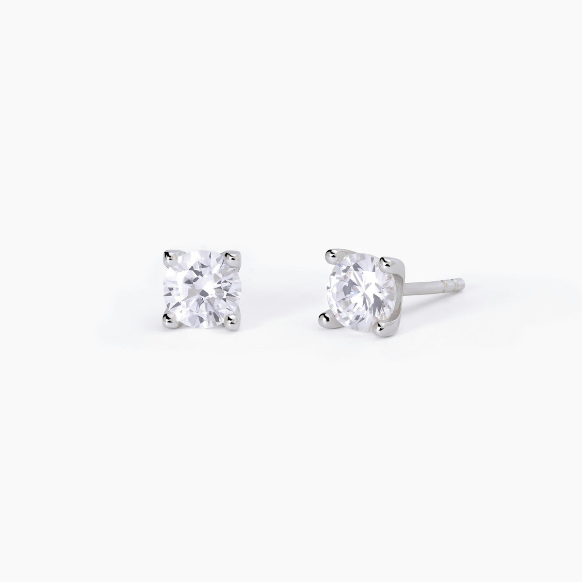 PENDIENTES MABINA CHATON PLATA - 563608