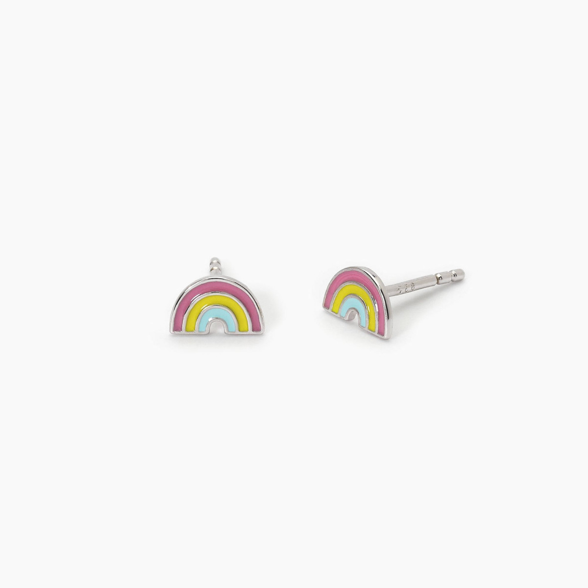 PENDIENTES PLATA MABINA ARCOIRIS - 563691