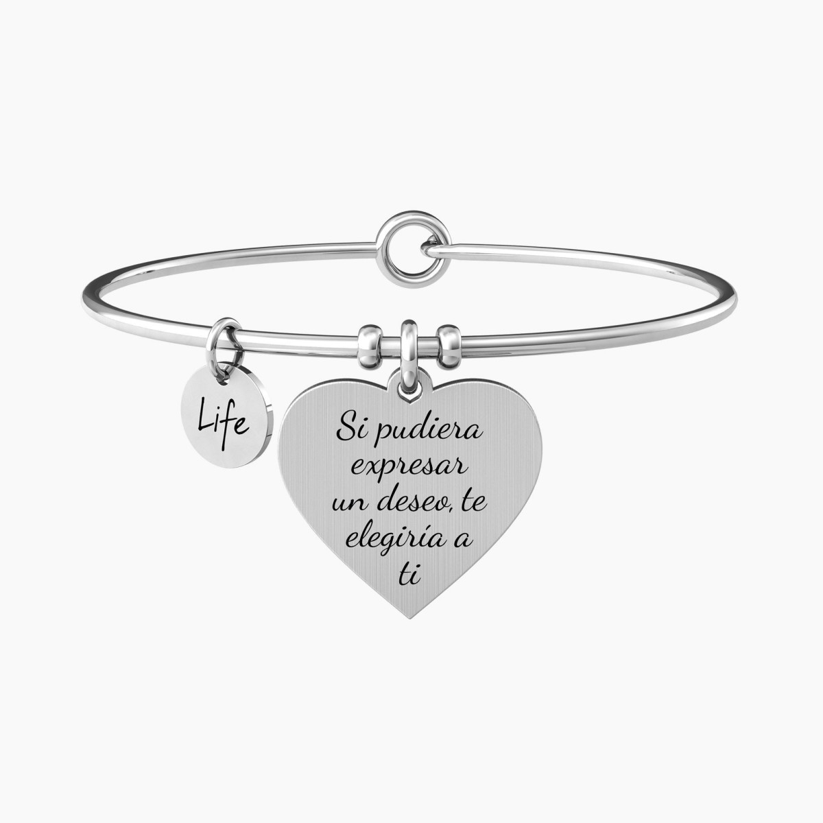 PULSERA ACERO KIDULT CORAZON DESEO - ES731268