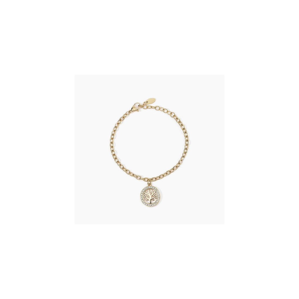 PULSERA DE ACERO DORADO 2 JEWELS - 232294