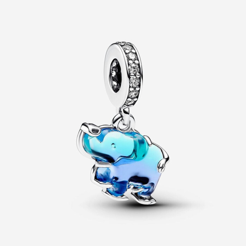 ABALORIO ELEFANTE AZUL COLGAR PANDORA - 793339C01