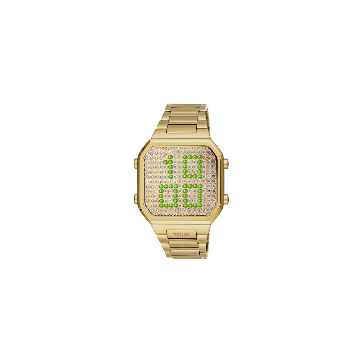 RELOJ TOUS D-BEAR LEDS PAVE DORADO - 3000130700