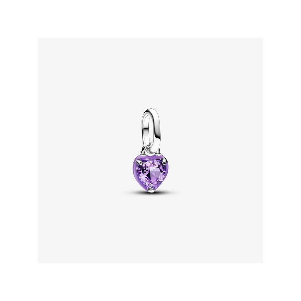 ABALORIO ME CHAKRA MORADO CORAZ  PANDORA - 793042C04