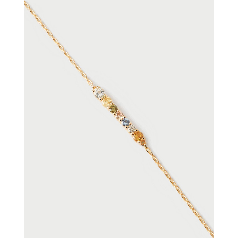 PULSERA PLATA PDPAOLA RAINBOW - PU01-788-U