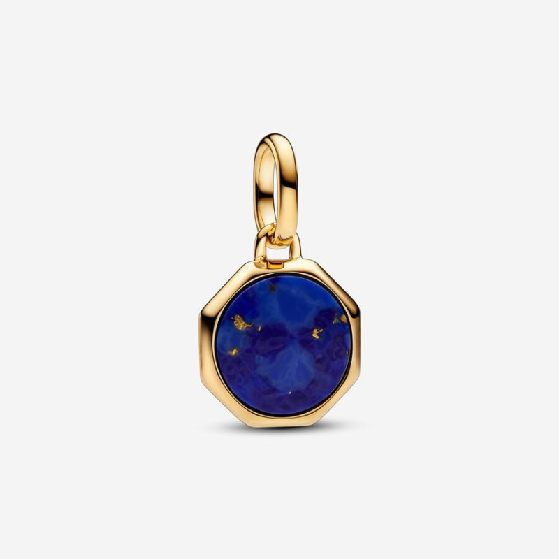 ABALORIO GRABAR LAPIS LAZULI DOR PANDORA - 763388C01