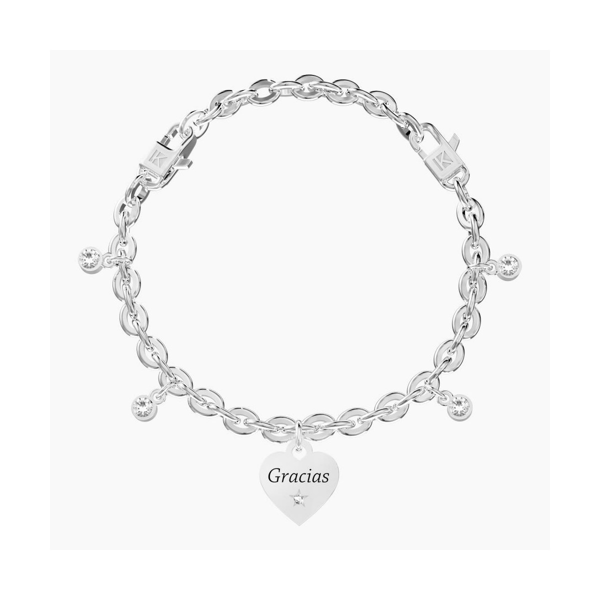 PULSERA DE ACERO KIDULT GRACIAS - ES732279