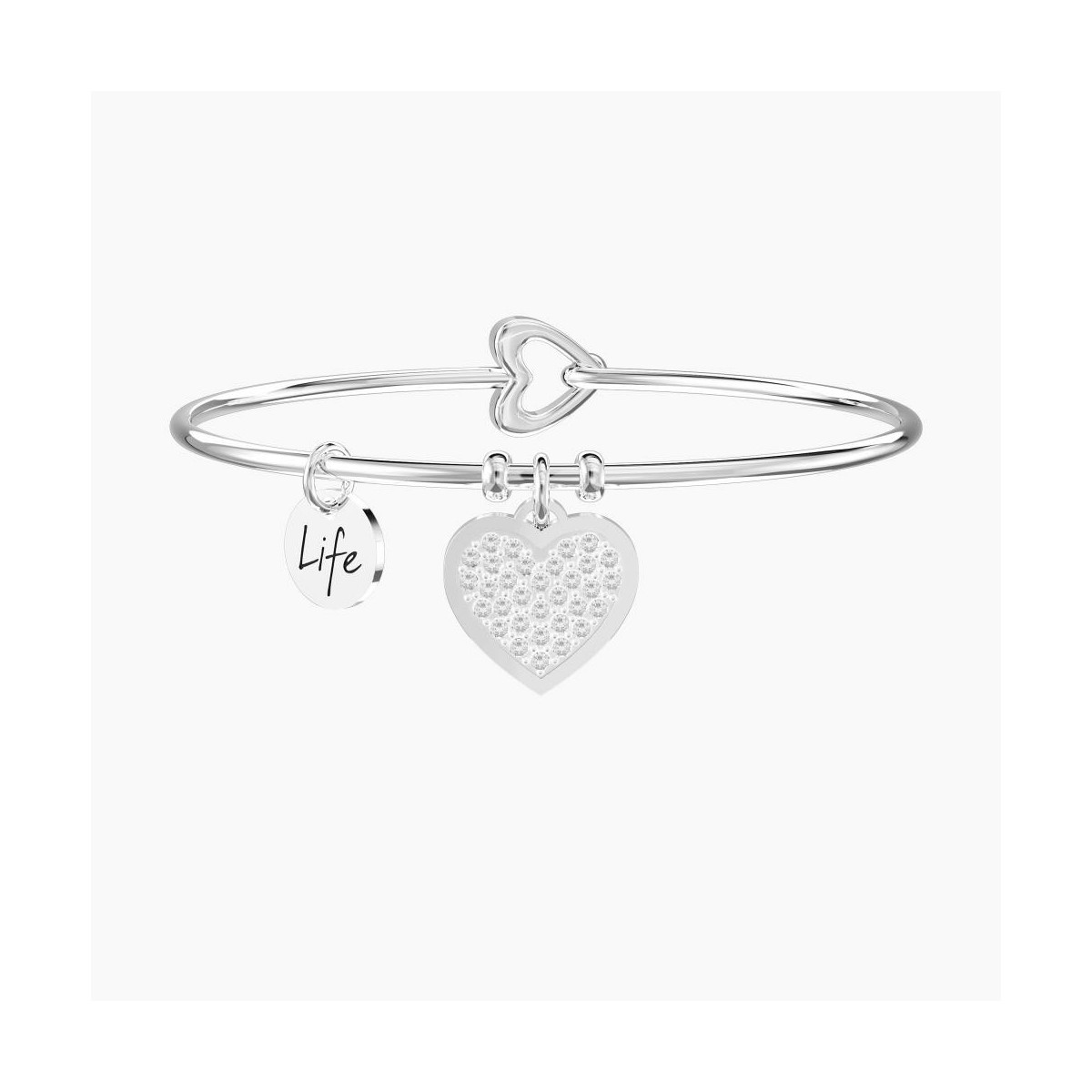 PULSERA DE ACERO KIDULT CORAZON FAMILIA - ES732288