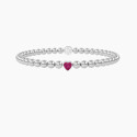 PULSERA KIDULT AMOR CORAZON TURMALINA - ES732264