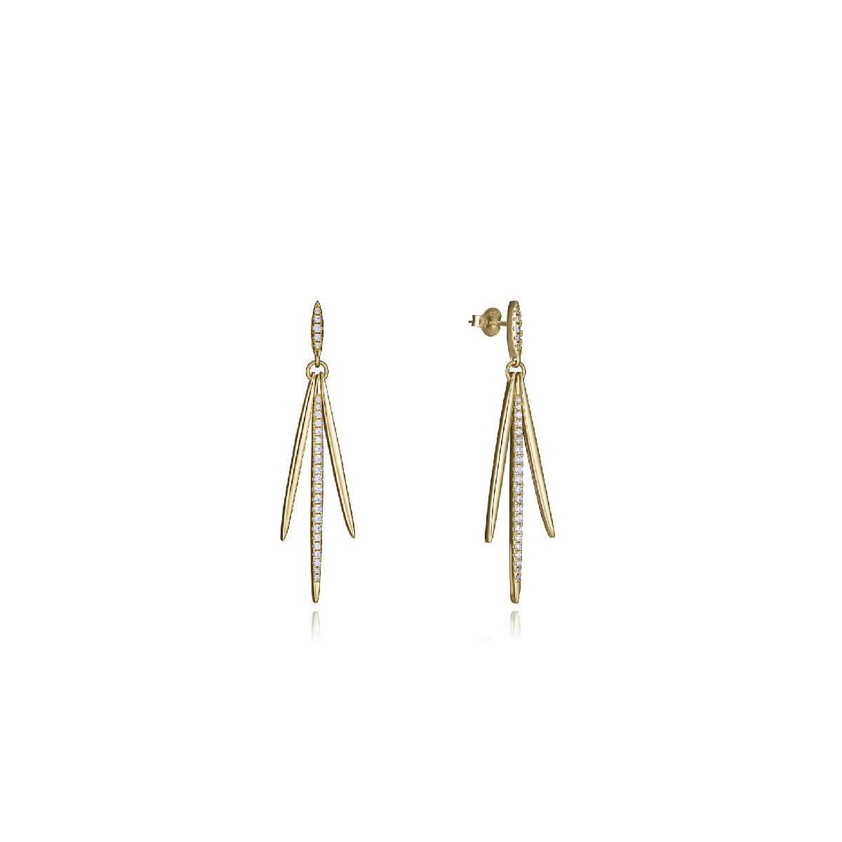 PEND PLATA DE LEY BAÑO ORO CIRC SRA JEWE - 2321E100-30