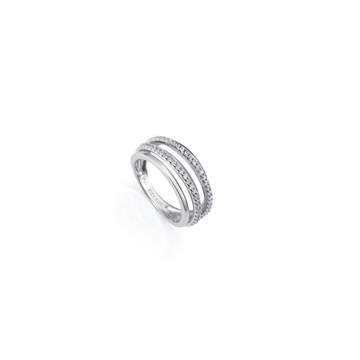 ANILLO PLATA DE LEY BAÑO RODIO CIRC SRA - 2324A016-30