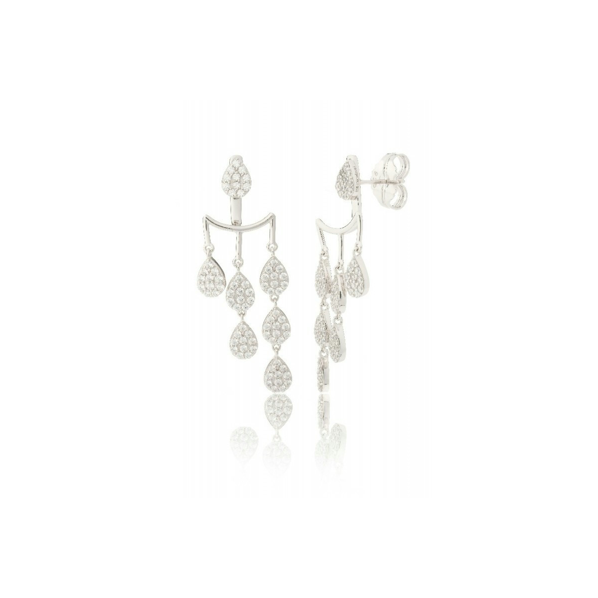 Pendientes plata Sveva Camaleoni. - WP053/LP/N