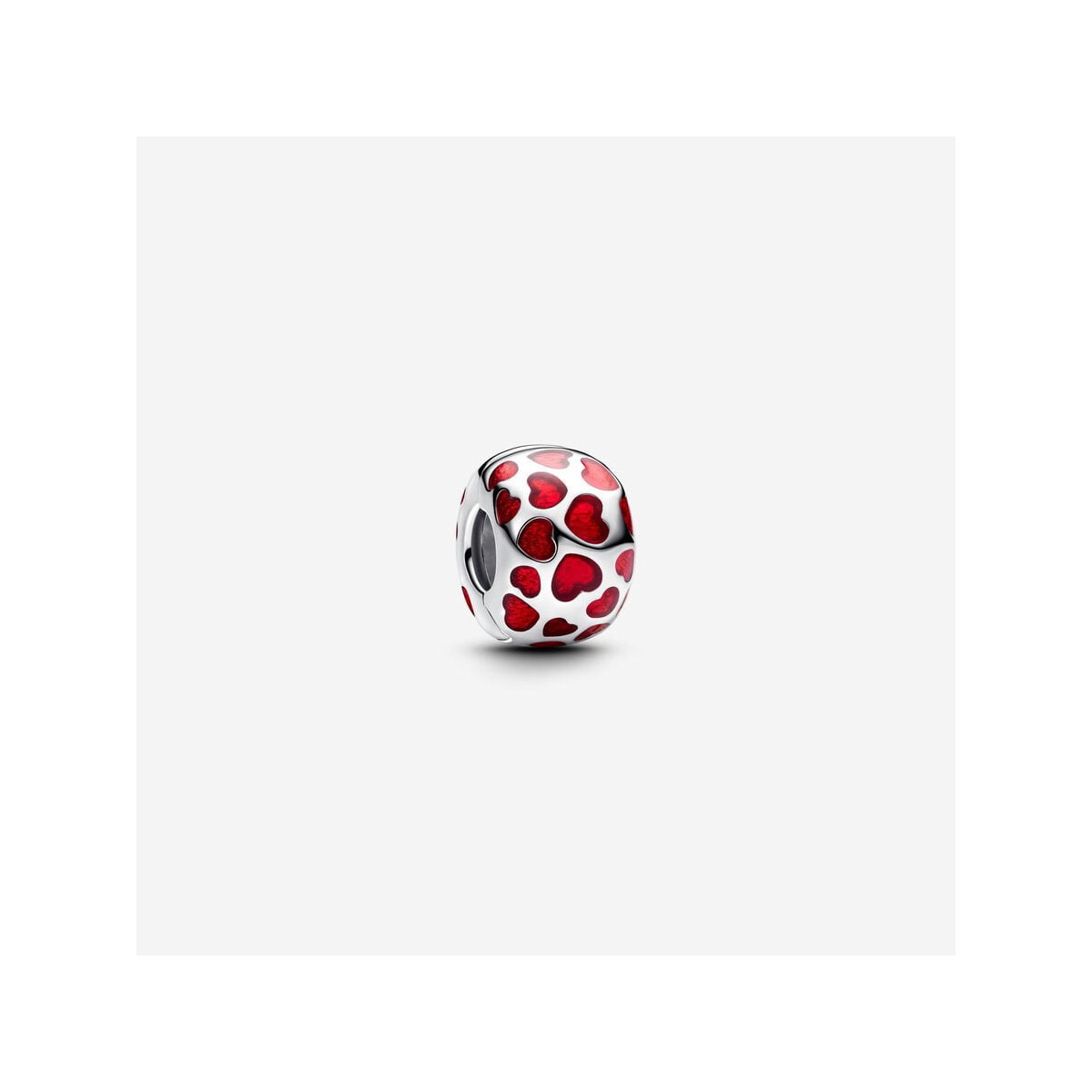CLIP PANDORA CORAZONES ROJOS - 793679C01