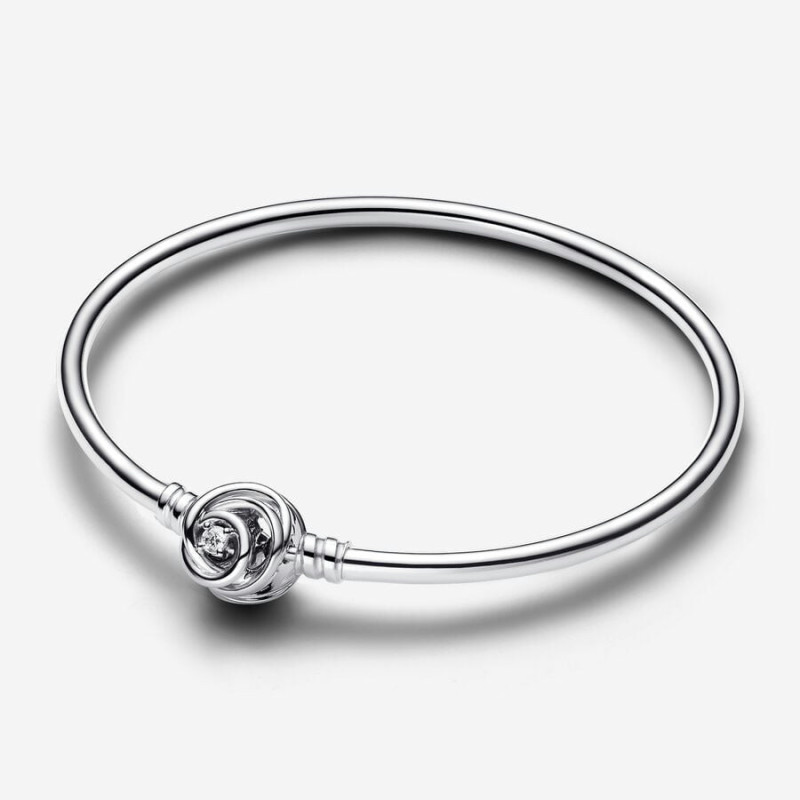 PULSERA PANDORA RIGIDA CIERRE ROSA - 593229C01-17