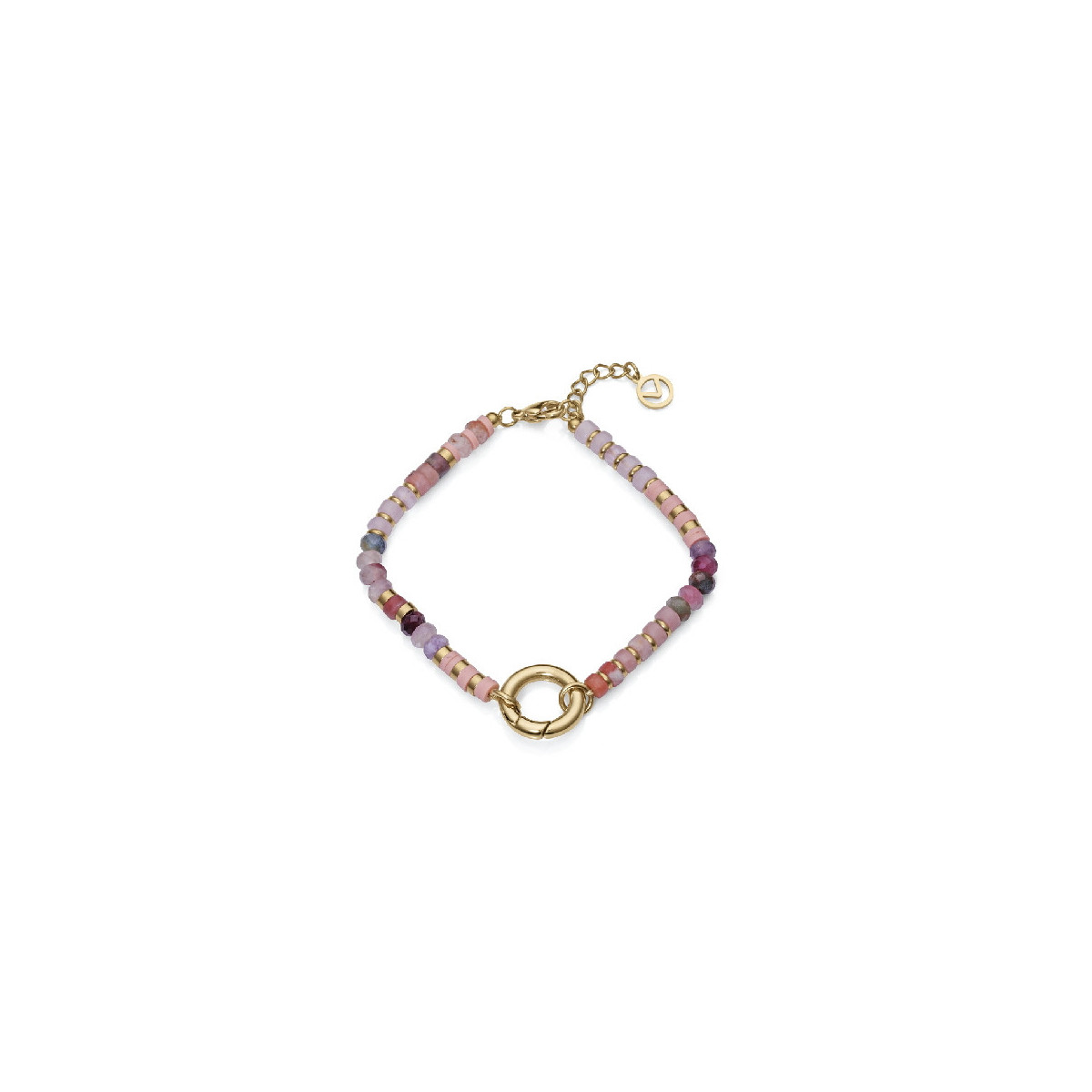 PULSERA PANDORA RIGIDA CIERRE ROSA - 593229C01-17