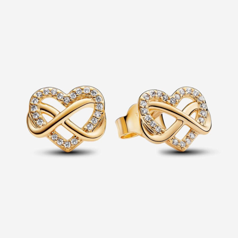 PENDIENTES PANDORA CORAZON INFINITO GOLD - 262667C01
