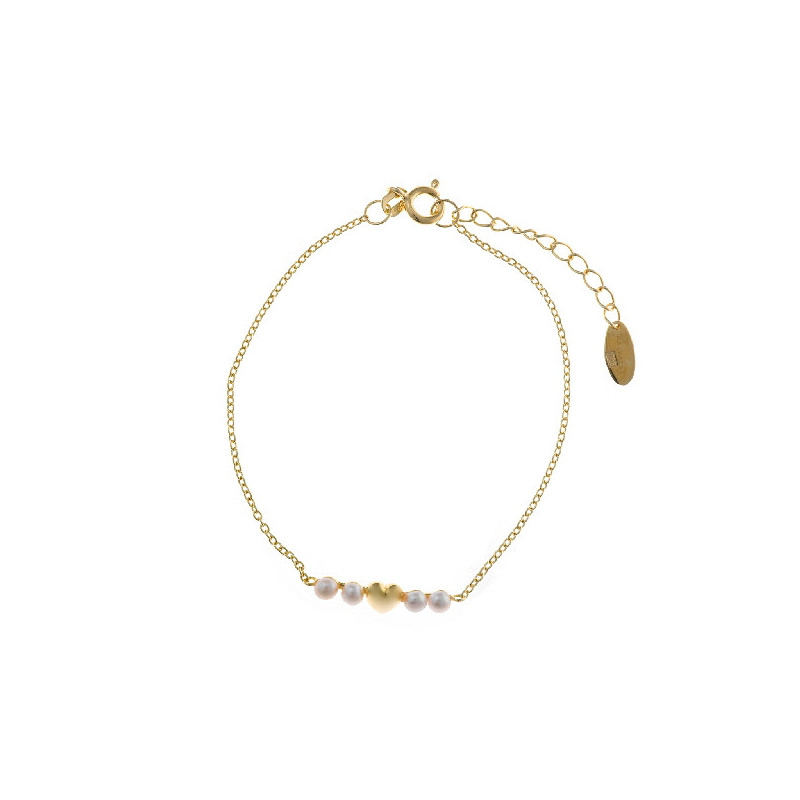 PULSERA PLATA SALVATORE CORAZON LISO - 272P0009