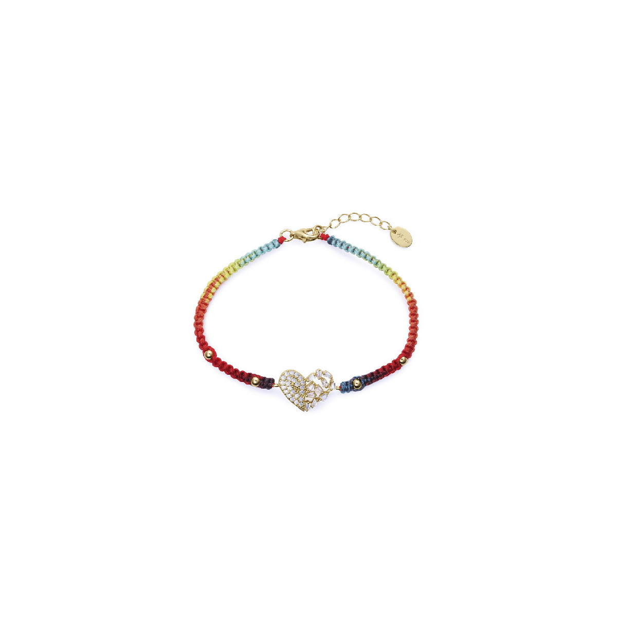 COLLAR PLATA DE LEY BAÑO ORO CIRC SRA JE - 13235C100-33