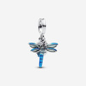 ABALORIO DOBLE LIBELULA AZUL  PANDORA - 793745C01