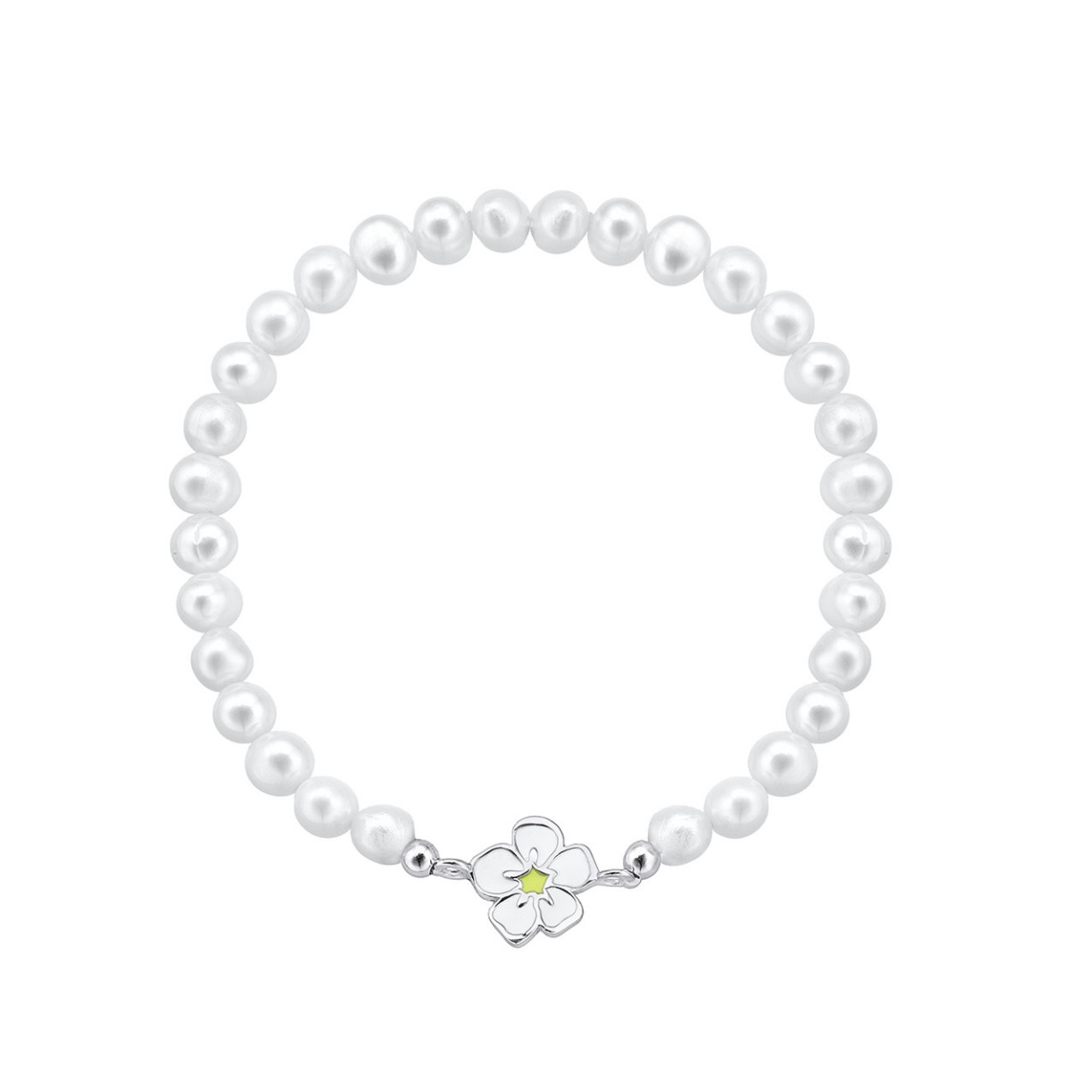 PULSERA PEDRO DURAN PERLAS Y TREBOL  - PD00512430