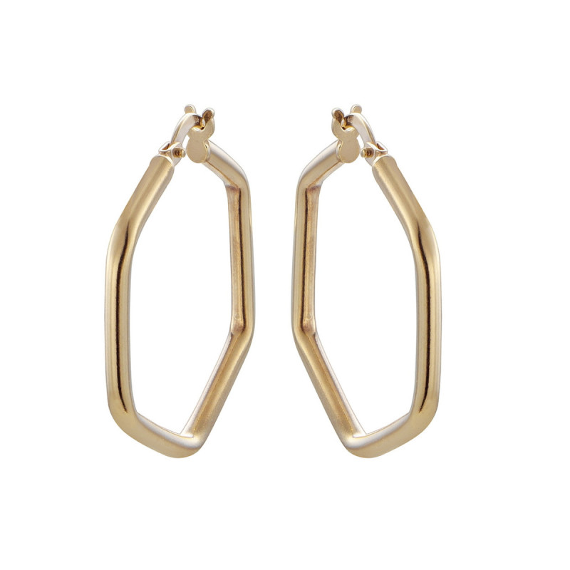 PENDIENTES PLATA PEDRO DURAN PIAZZA ARO  - PD00512563