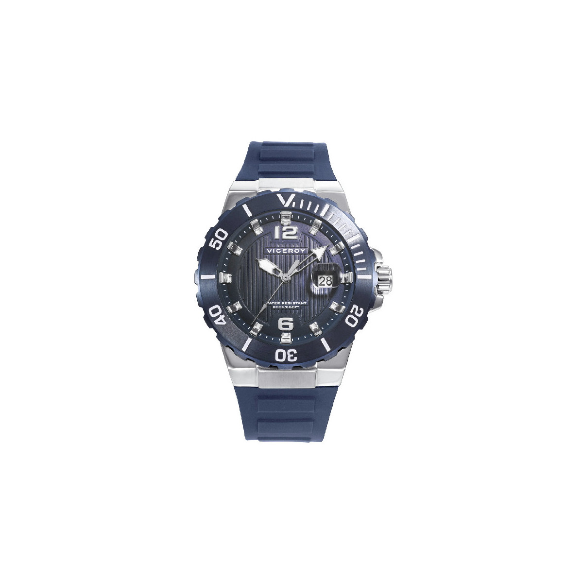 CRONO ACERO IP AZUL BRAZALETE SR VA - 401397-35