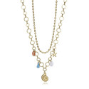 COLLAR ACERO IP DORADO CONCHA SRA FASHIO - 14273C01012