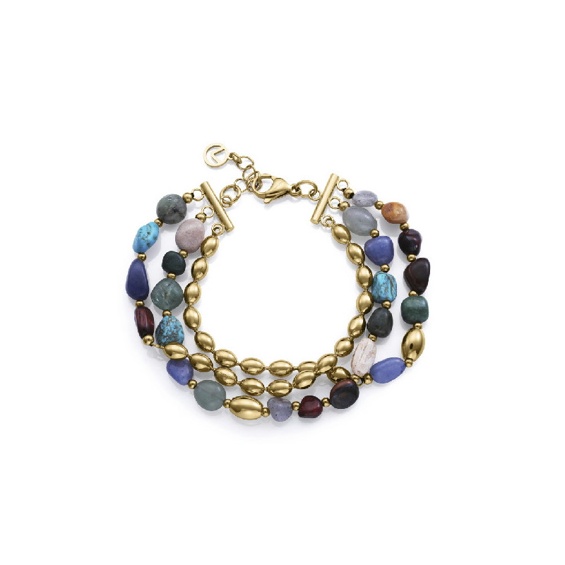 PULS ACERO IP DORADO PIEDRAS NAT SRA FAS - 14276P01016