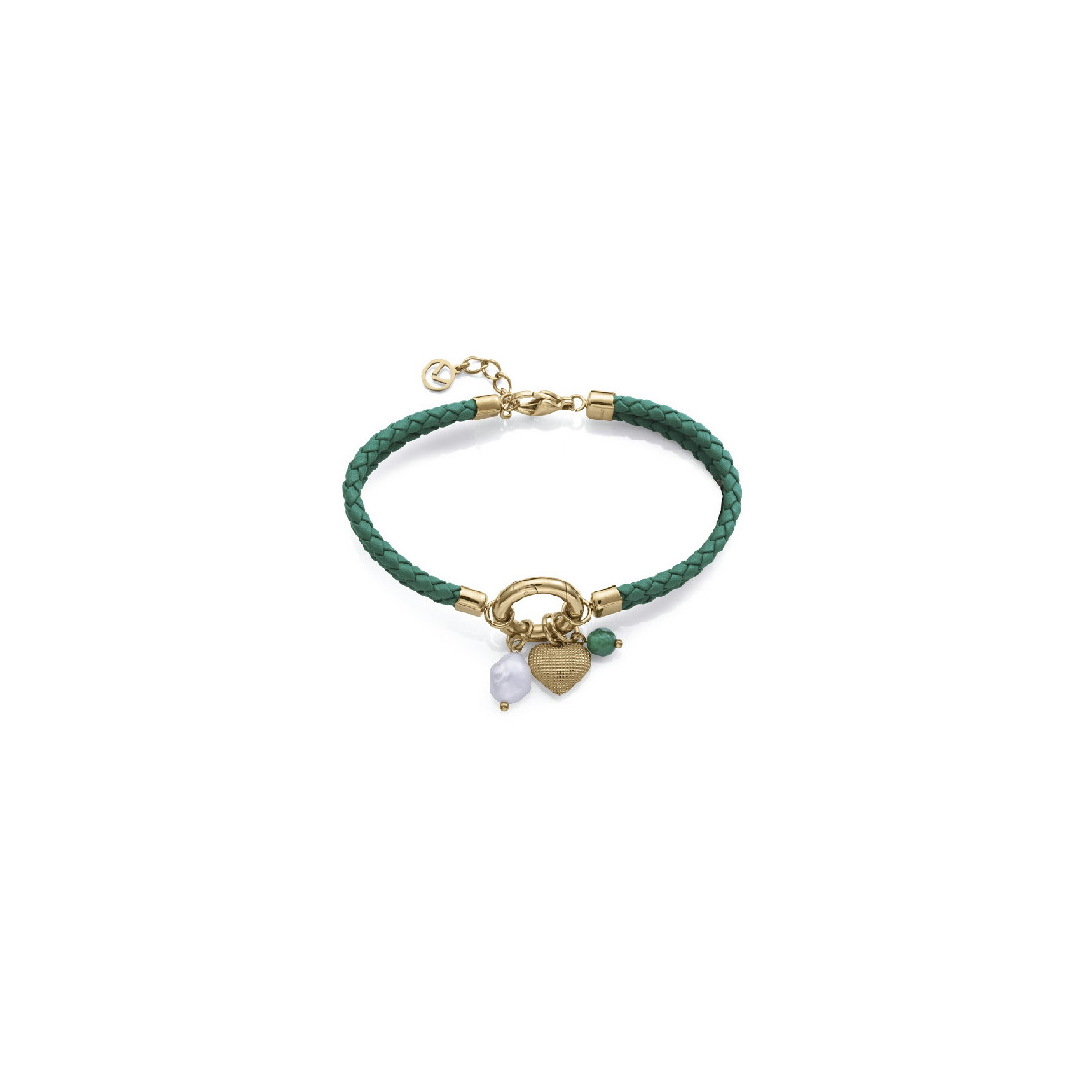 PULS ACERO IP DORADO PIEL PIEDRA NAT SRA - 14285P01016
