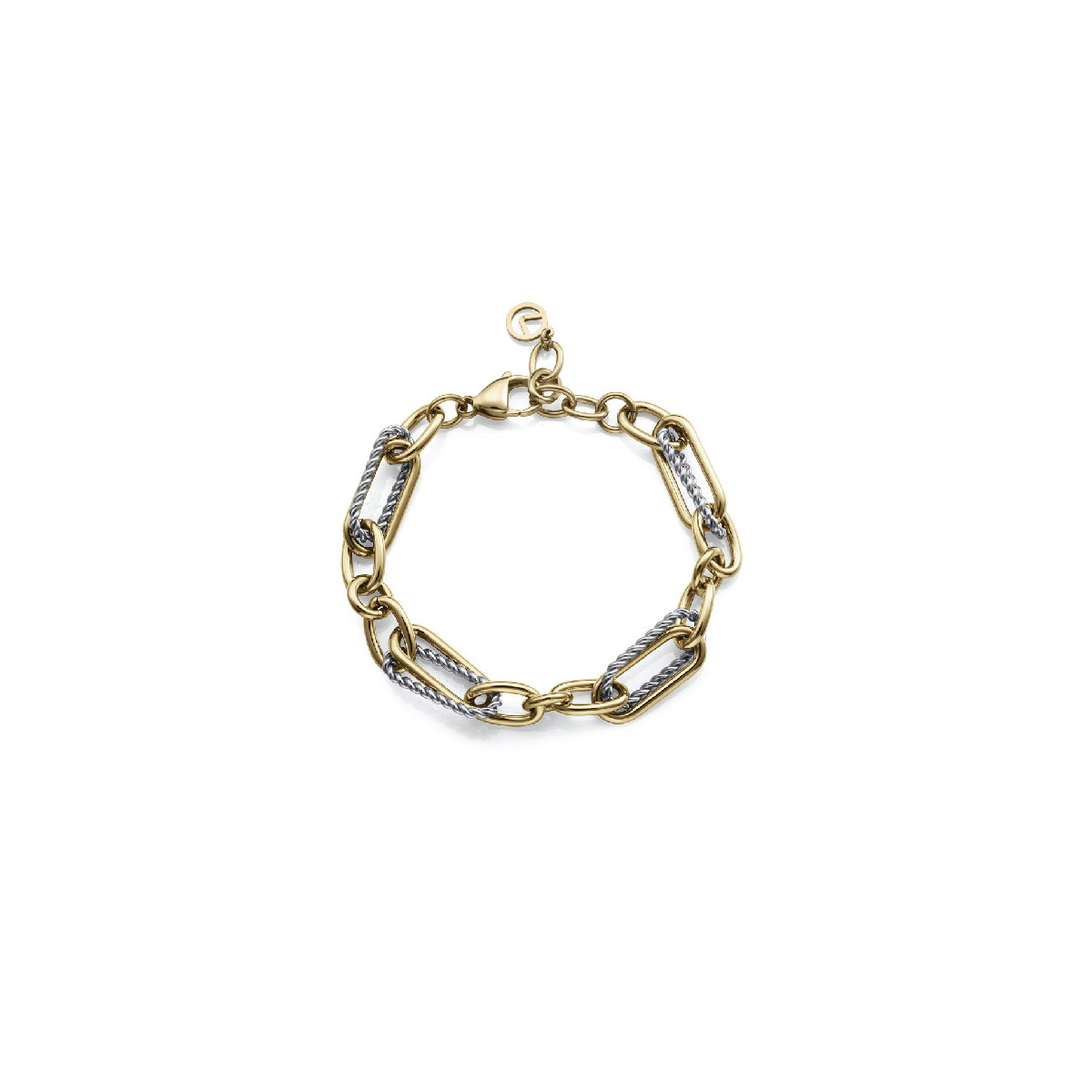 PULS ACERO E IP DORADO ESLABONES SRA FAS - 14288P01019