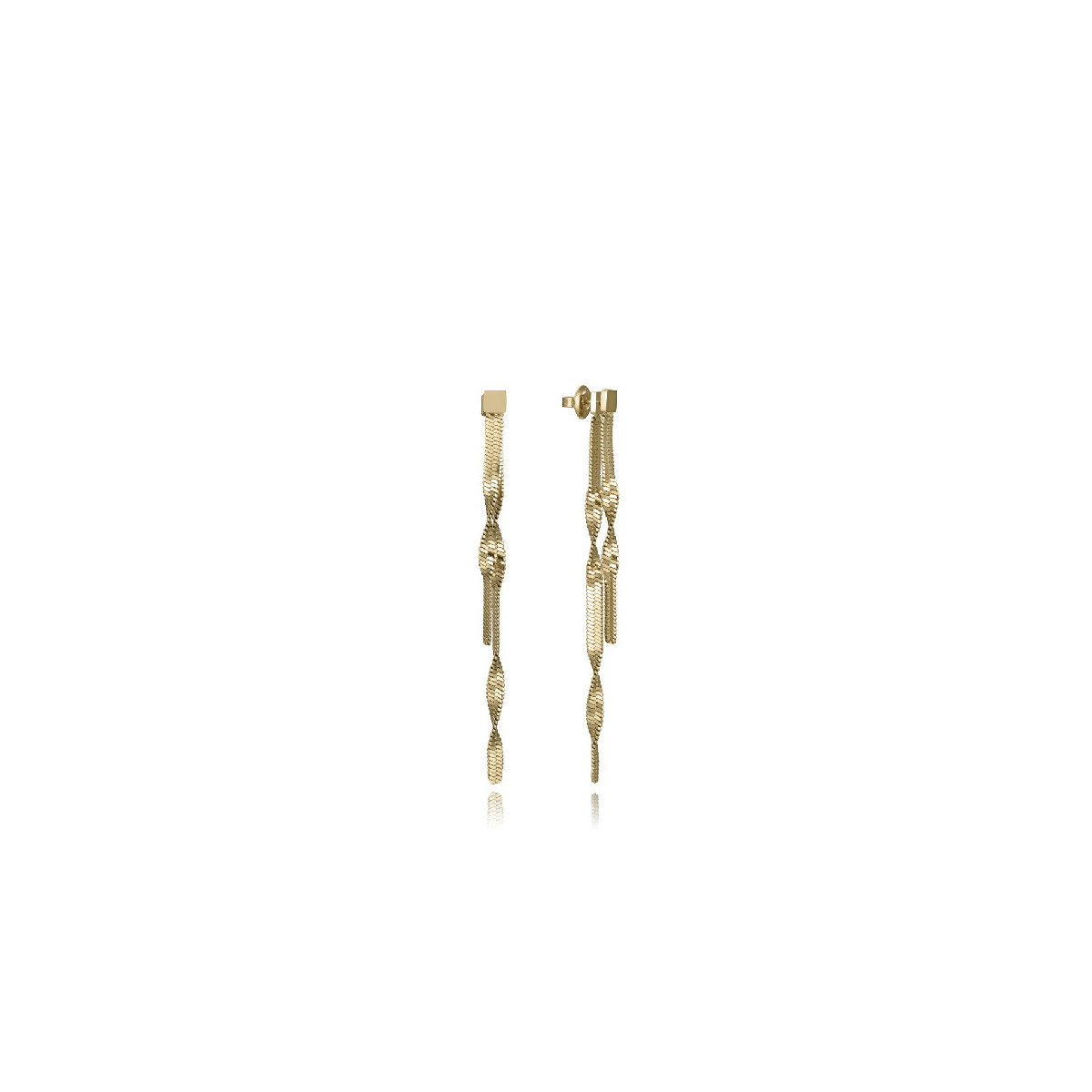 PEND ACERO IP DORADO BARRA SRA FASHION - 14290E01012
