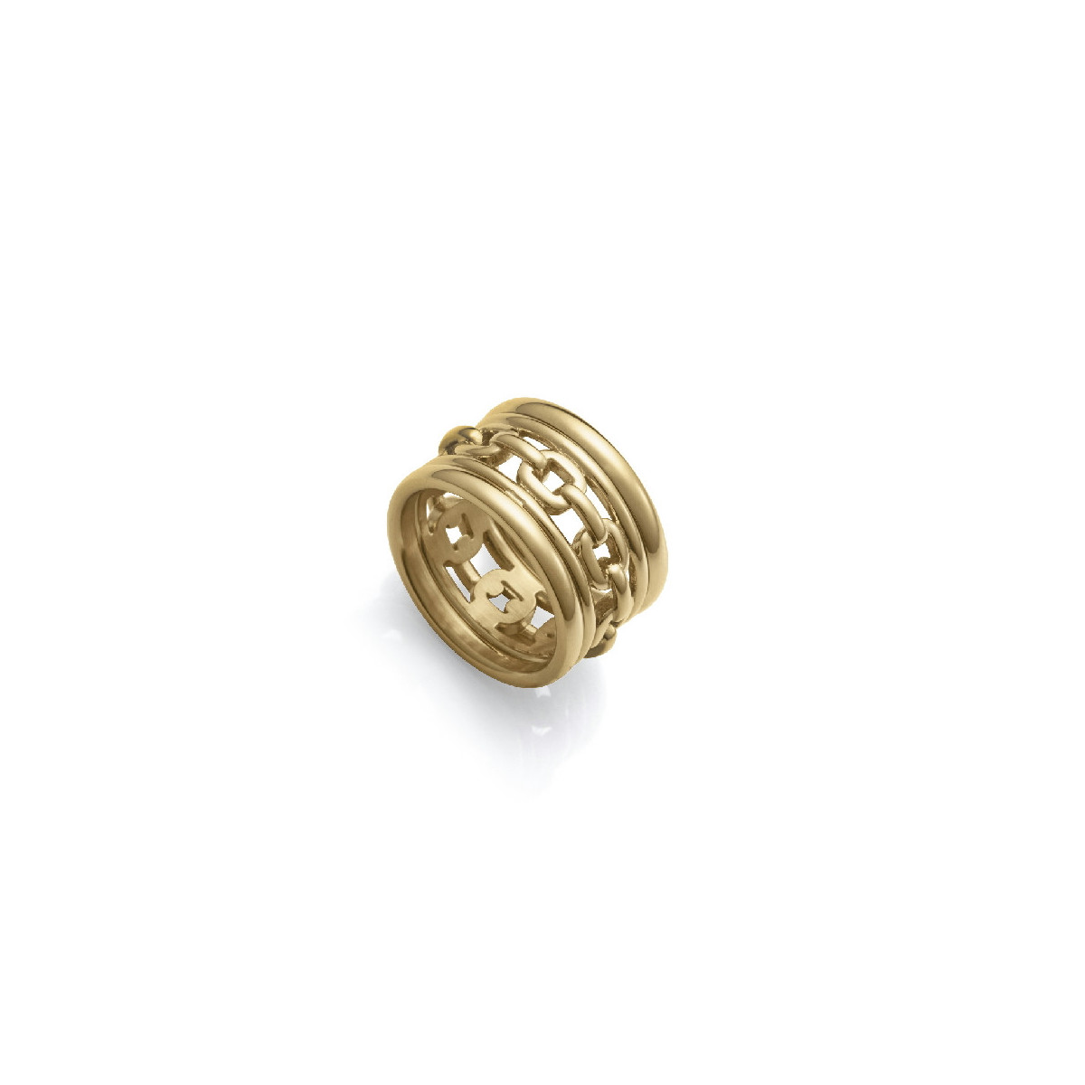 ANILLO ACERO IP DORADO SRA FASHION - 75399A01412