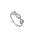 ANILLO PLATA DE LEY BAÑO RODIO CIRC SRA  - 9159A014-30