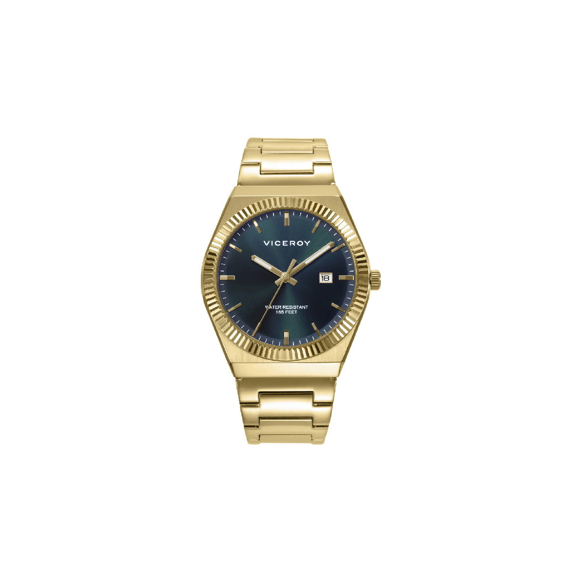 RELOJ ACERO IP DORADO BRAZALETE SR VA - 401433-67