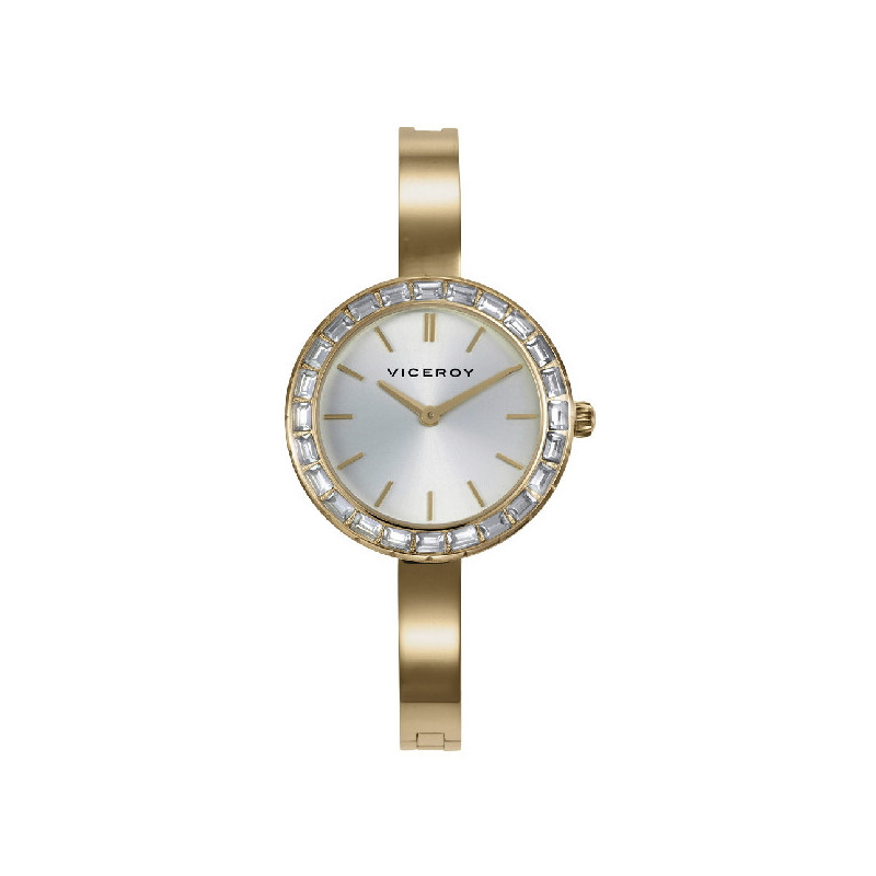 RELOJ ACERO IP DORADO BRAZALETE SRA VA - 41146-67