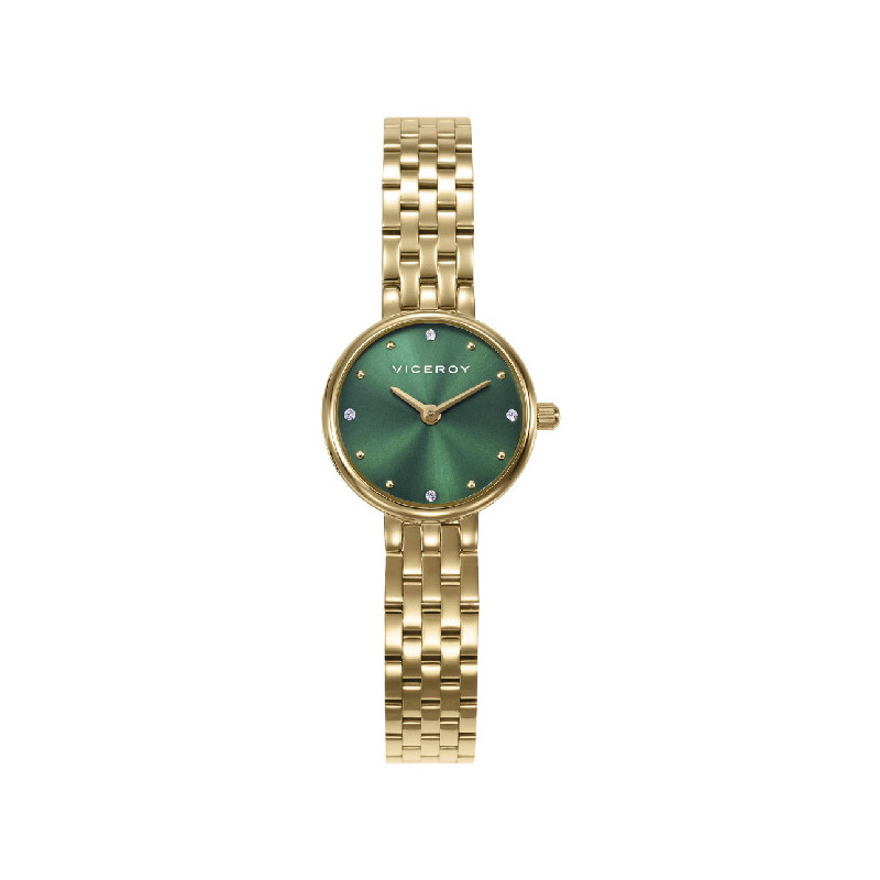 RELOJ ACERO IP DORADO BRAZALETE SRA VA - 41148-67