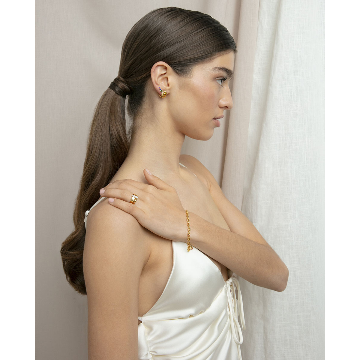 PULS PLATA DE LEY BAÑO ORO SRA JEWELS - 2339P100-00