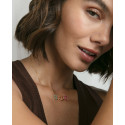 COLLAR PLATA DE LEY BAÑO ORO CIRC SRA JE - 15128C100-99